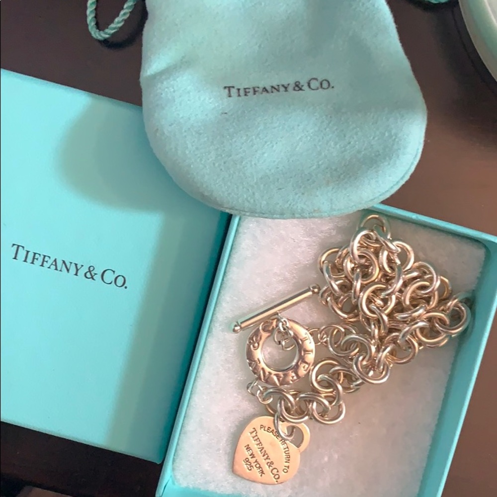 Tiffany & Co. Sterling Silver Heart Necklace